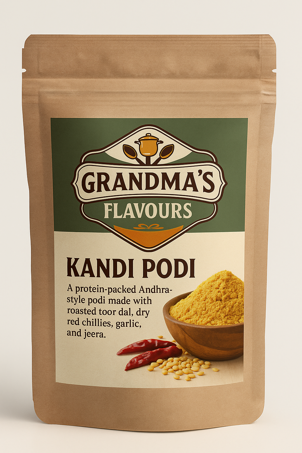 Kandi Podi (Toor Dal Powder)