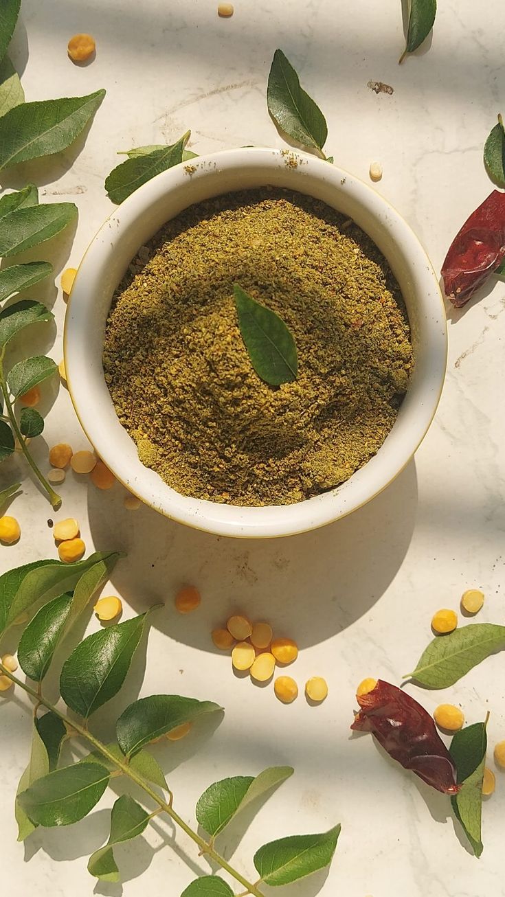 Karivepaku Podi (Curry Leaves Powder)
